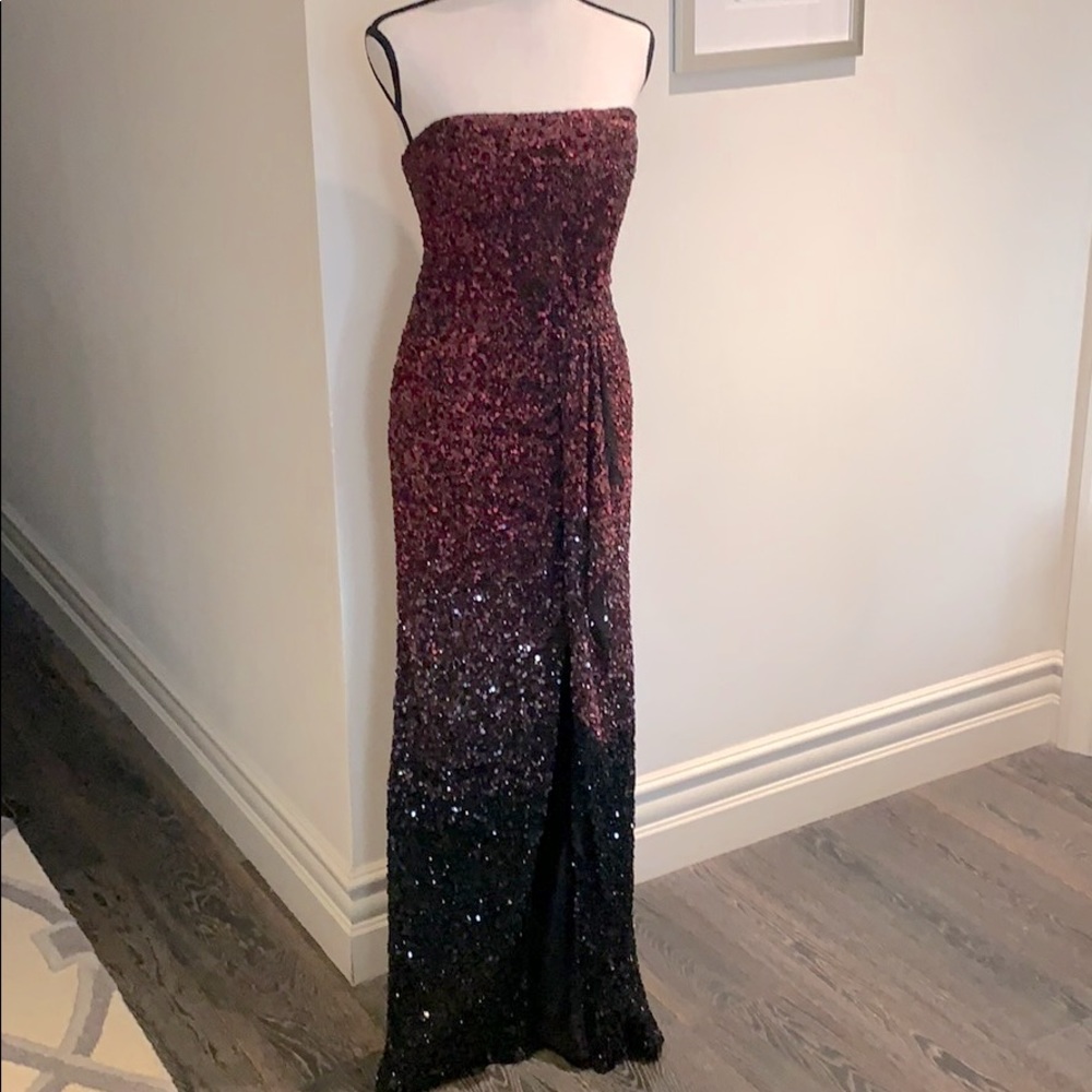 Parker Black maxi evening dress